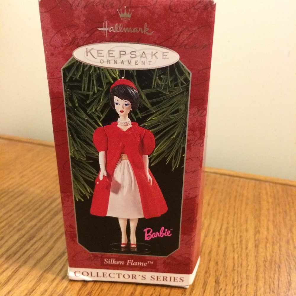 Hallmark "Silken Flame" Barbie ornament